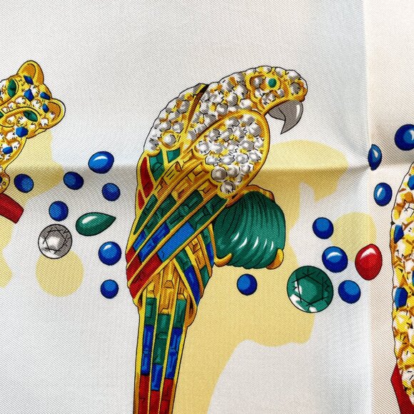 Cartier Silk Scarf – Panther & Jewel Print - Picture 5 of 15